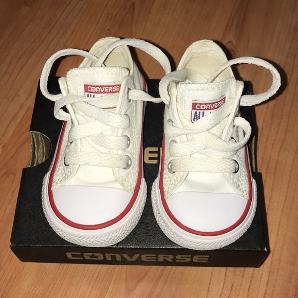 white converse toddler size 3